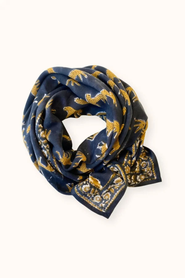 Grand foulard latika - Bengale orage