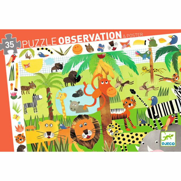 Puzzle observation & poster - Jungle