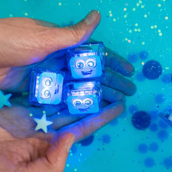 Cube lumineux pour le bain Glopals - Blair bleu – Image 2