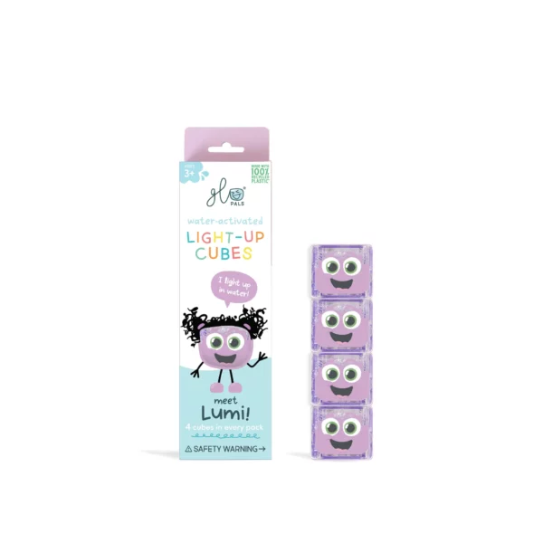 Cube lumineux pour le bain Glopals - Lumi lila