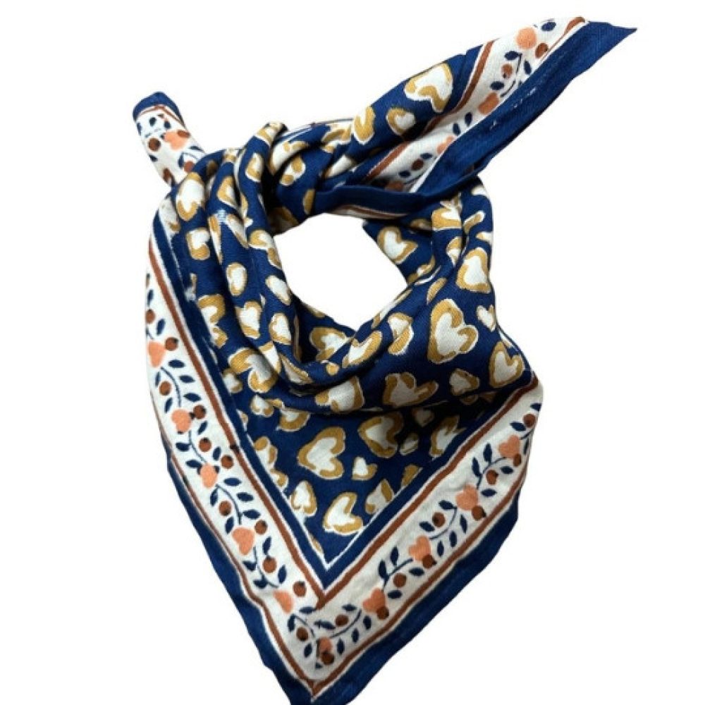 foulard-enfant-leopard-bleu-nuit-maison-augustin